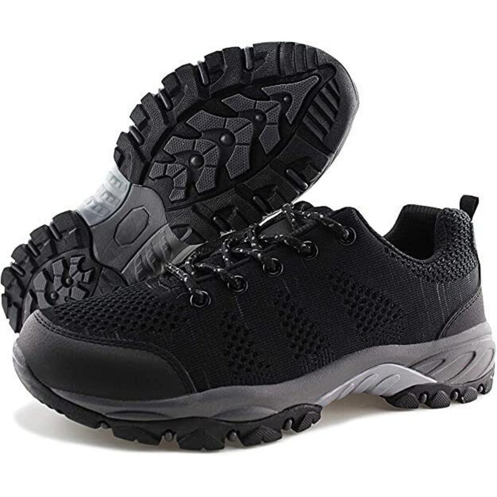 JABASIC Women Hiking Shoes Breathable Mesh Athletic Outdoor Sneakers Size 7